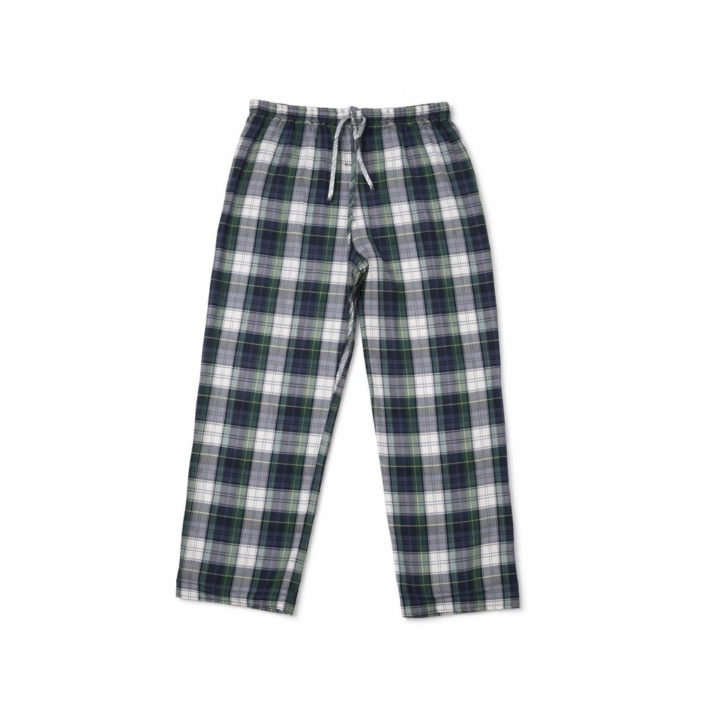 Disney Store Plaid Pajama Pants Green Blue Cotton Lounge Sleep Size‎ XL